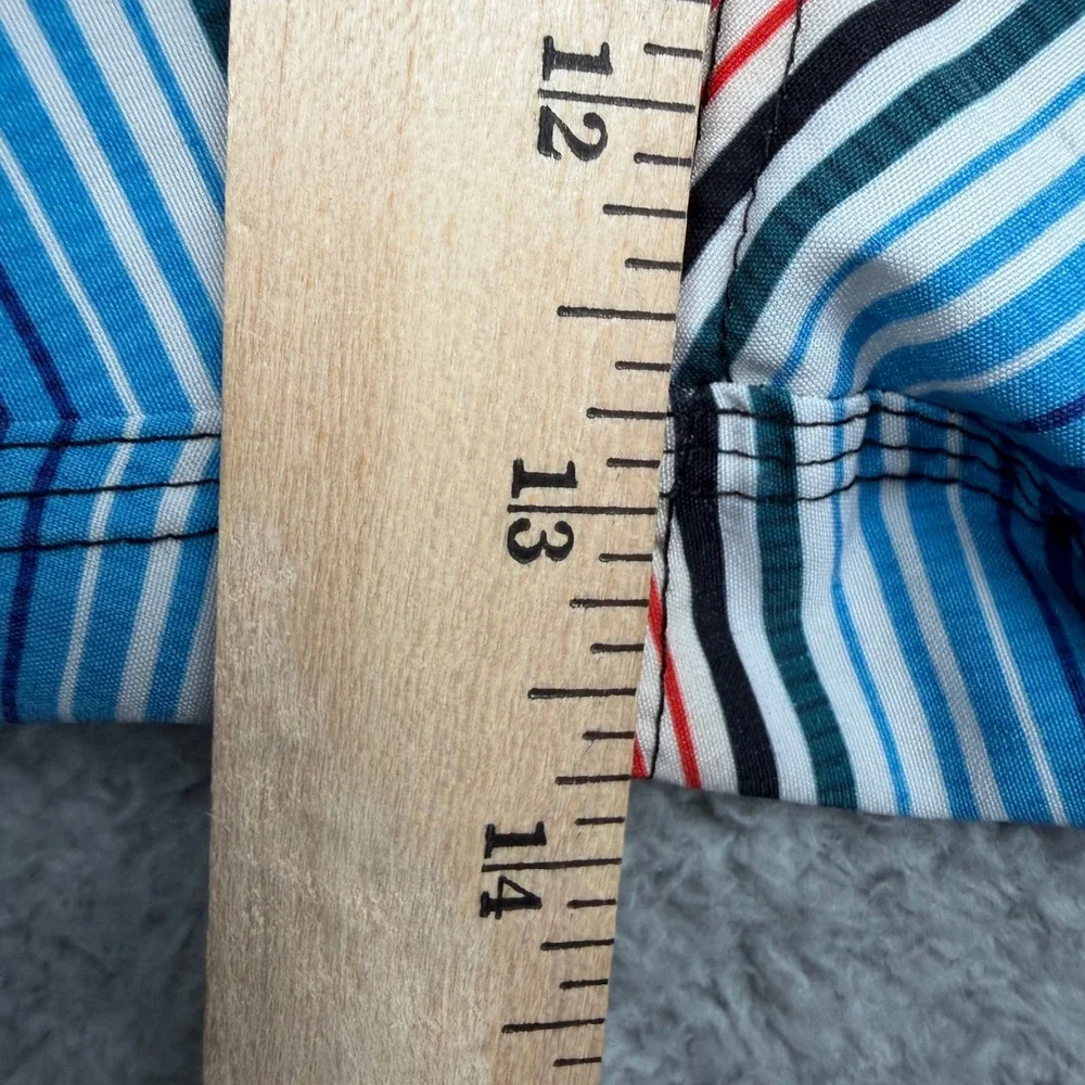 Dixxon Board Shorts Mens 42 Multicolor Serape Striped‎ Lace Up Swim Trunks